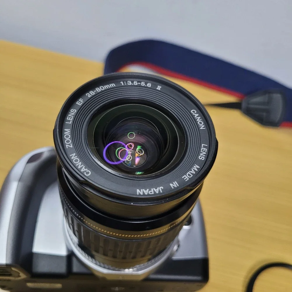Canon EOS Rebel Ti 35mm Film Camera With Canon EF 28-80mm Zoom Lens